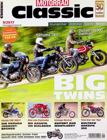 Deckblatt Motorrad Classic (09/2017)